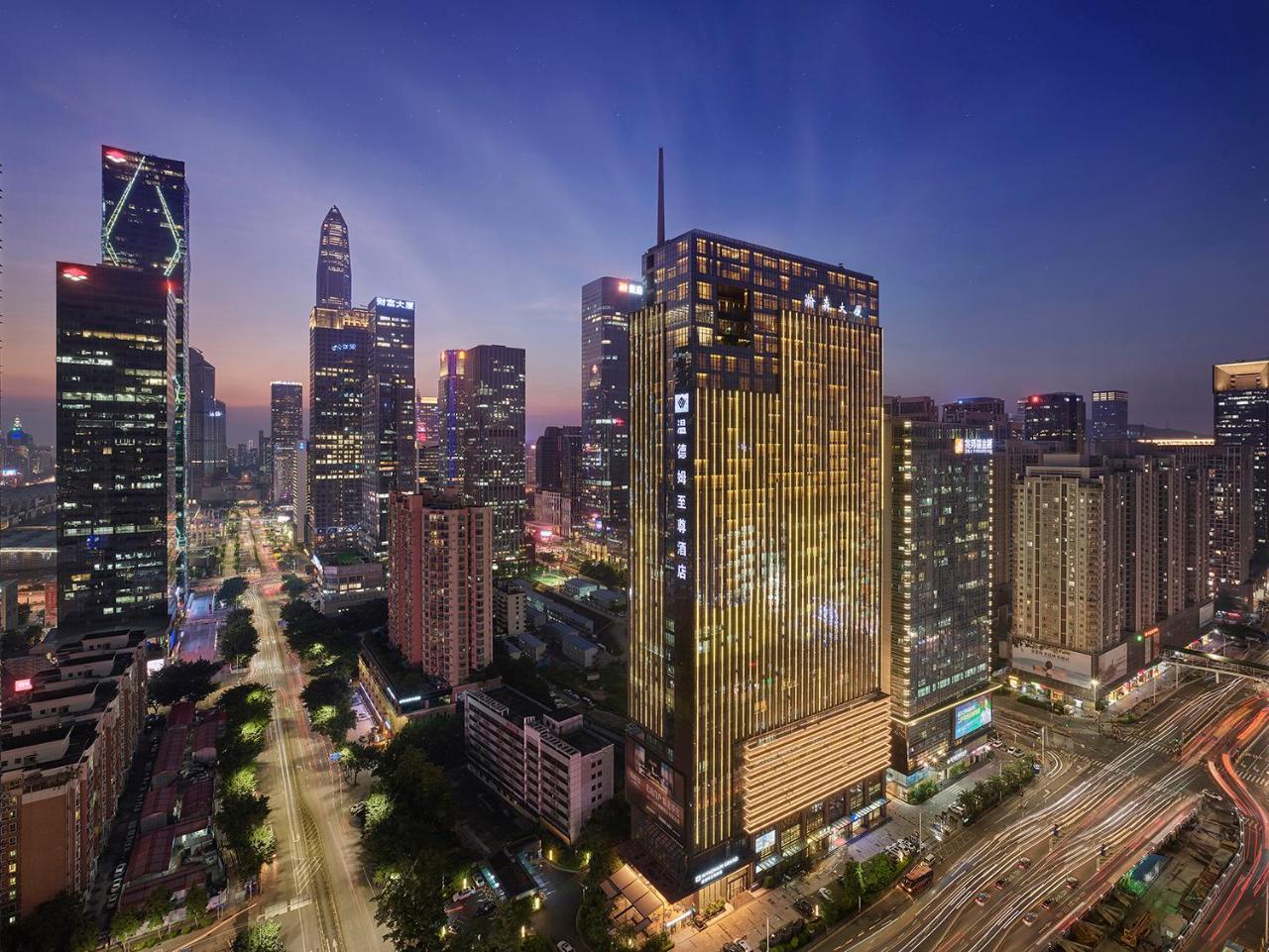 Shenzhen Futian Wyndham Grand Hotel Exterior photo
